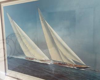 Tim Thompson, Yachts of the America’s Cup framed prints 