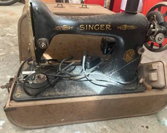 antique Singer  sewing machine