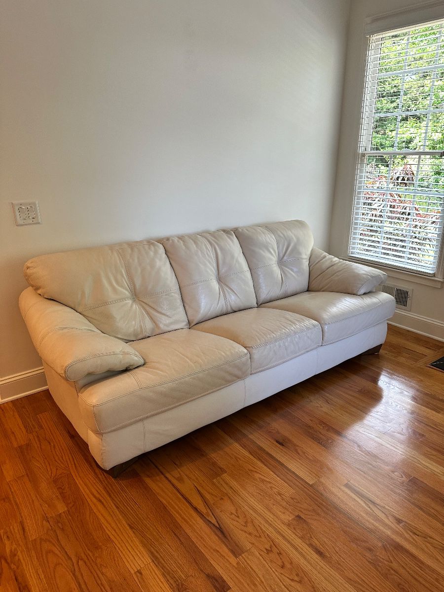 Leather sofa
