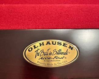 Olhausen pool table