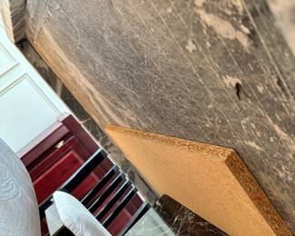 Solid marble dining table