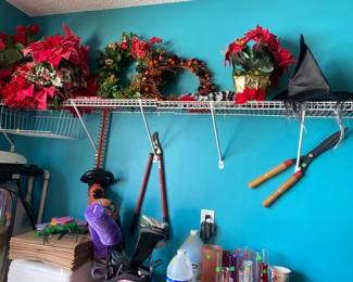 Wreaths and fake flowers