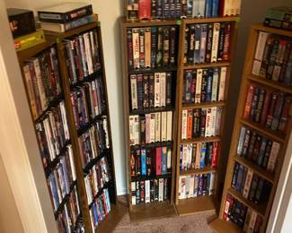 DVDs and VHS tapes