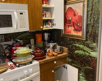 Kitchen goods, artwork, etc.