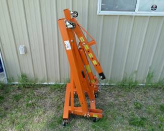 1 Ton Folding Cherry Picker & You Don't Have to Assemble!