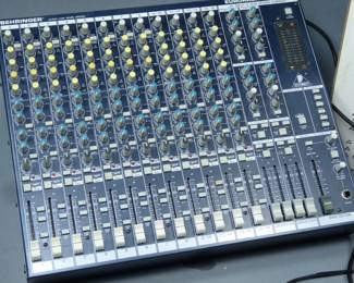 26 channel, 4 buss ultra low noise, high headroom, yada, yada, yada. Box, manual.