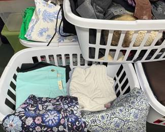 Assorted Womens Clothing and Linens second image