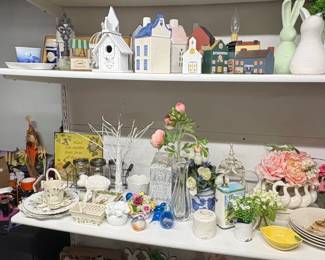 Assorted Decorative Home Goods and Collectibles, including Tiered Trays and Seasonal Decor fourth image