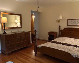 Vintage Wooden Bedroom Set