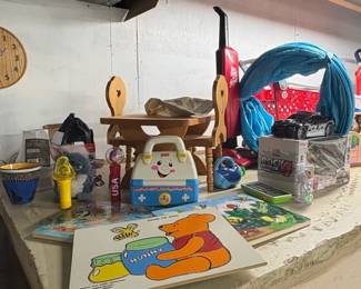 Assorted FisherPrice and Little Tikes Childrens Toys