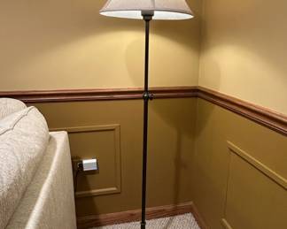 Dark Bronze Floor Lamp with Bell Shade