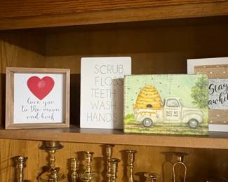 Assorted Decorative Items and Glassware fifth image