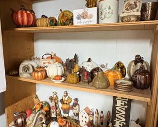 Assorted Autumn Harvest Decorative Figurines and Pumpkins second image