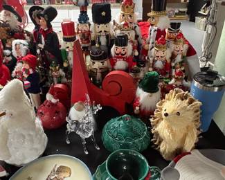 Assorted Christmas Figurines and Decor second image