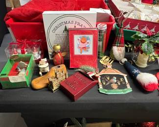 Assorted Christmas Decorations and Collectibles second image