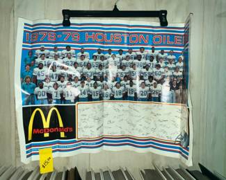 1978-79 HOUSTON OILERS POSTER