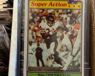 1981 TOPPS WALTER PAYTON SUPER ACTION