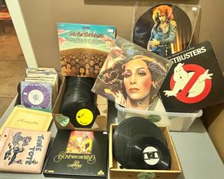 LOTS OF 45'S AND ALBUMS!