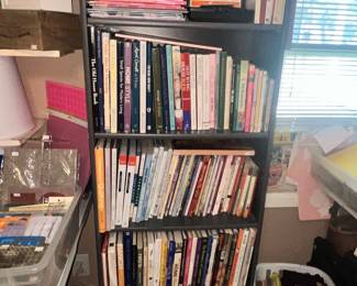 BOOKCASE FULL OF HOME DESIGN, FURNITURE, DECORATING BOOKS!