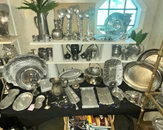 MASSIVE PEWTER COLLECTION!