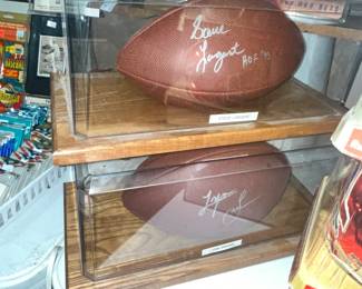 LYNN SWAN & STEVE LARGENT SIGNED BALLS w/ COA