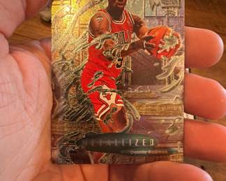 DENNIS RODMAN "METALIZED" CARD