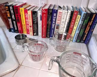 COOKBOOKS & PYREX