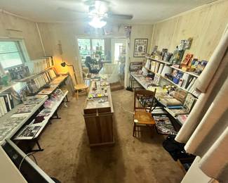 THE FIRST OF 3 ROOMS FULL OF SPORTS COLLECTIBLES!