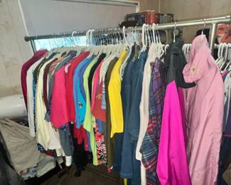 RACKS & RACKS OF FINE CLOTHES!