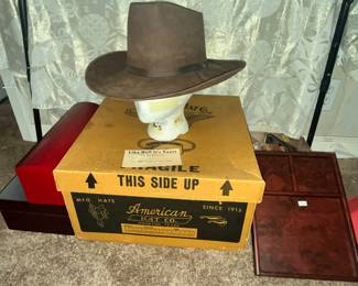 AMERICAN HAT CO. WESTERN HAT w/ BOX