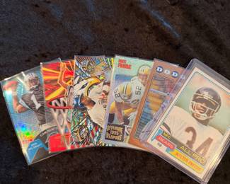 WALTER PAYTON 1981 TOPPS ALL-PRO CARD + CAM NEWTON, BRET FAVRE, OTHERS