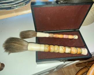 VINTAGE CHINESE CALIGRAPHY BRUSHES