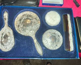SILVER DRESSER SET