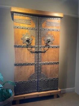 Antique Chinese Doors with custom frame 94.75" x 55" $4200