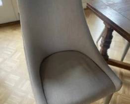 (6) Upholstered Legacy Classic dining chairs 38" x 21" $100/each