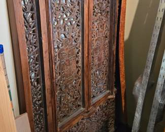 Chinese doorway panel