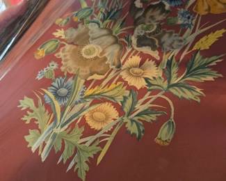Vintage hand-painted tole tray