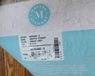 Martha Stewart 8' x 10' Rug $100