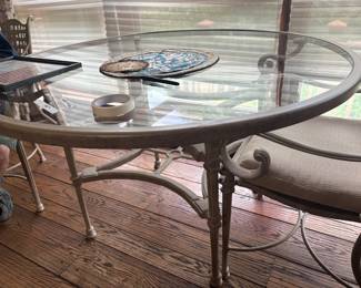 Patio table and 4 chairs