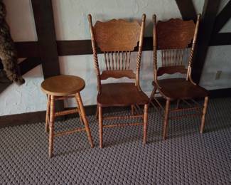 Press back chairs