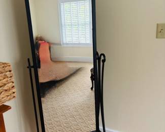 Large, solid standing full length mirror