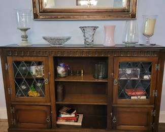 Vintage Tudor-style Sideboard