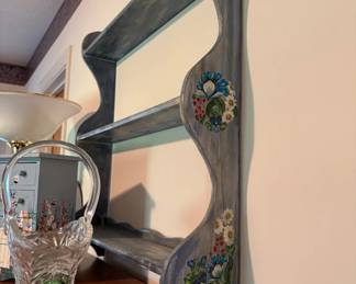 Vintage Handpainted Shelf