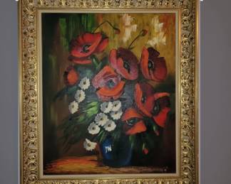 Lots of Floral Oil Paintings/Art Canvases