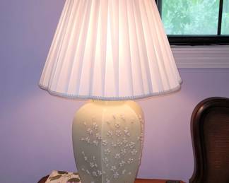 MCM 3D Floral Table Lamp 29 inches (set of 2)