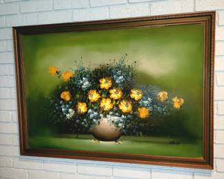 Framed Oil on Canvas