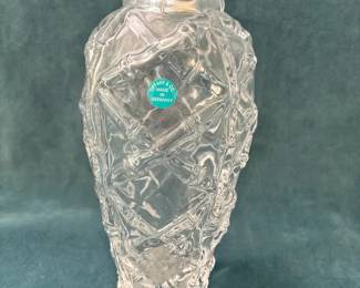 Tiffany And Co 10in Bamboo Motif Vase