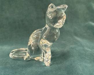 Baccarat Crystal Cat