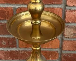 Tall Brass Candle Holder