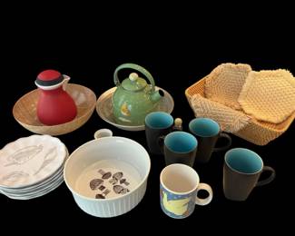 Hot Chocolate Maker Coffee Mugs Woven Basket and More
